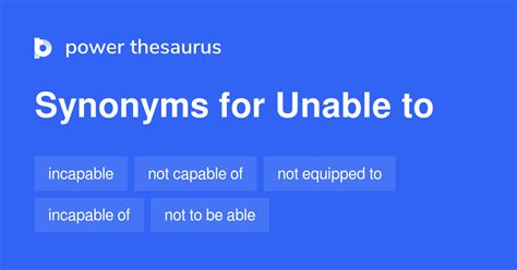 unable to understand synonyms.